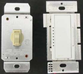 Electronic dimmer switches