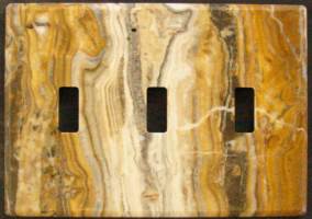 An Arizona Onyx switch plate