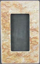 Decora quartzite switch plate