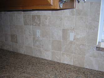 Tiled in single gang decora cover plates